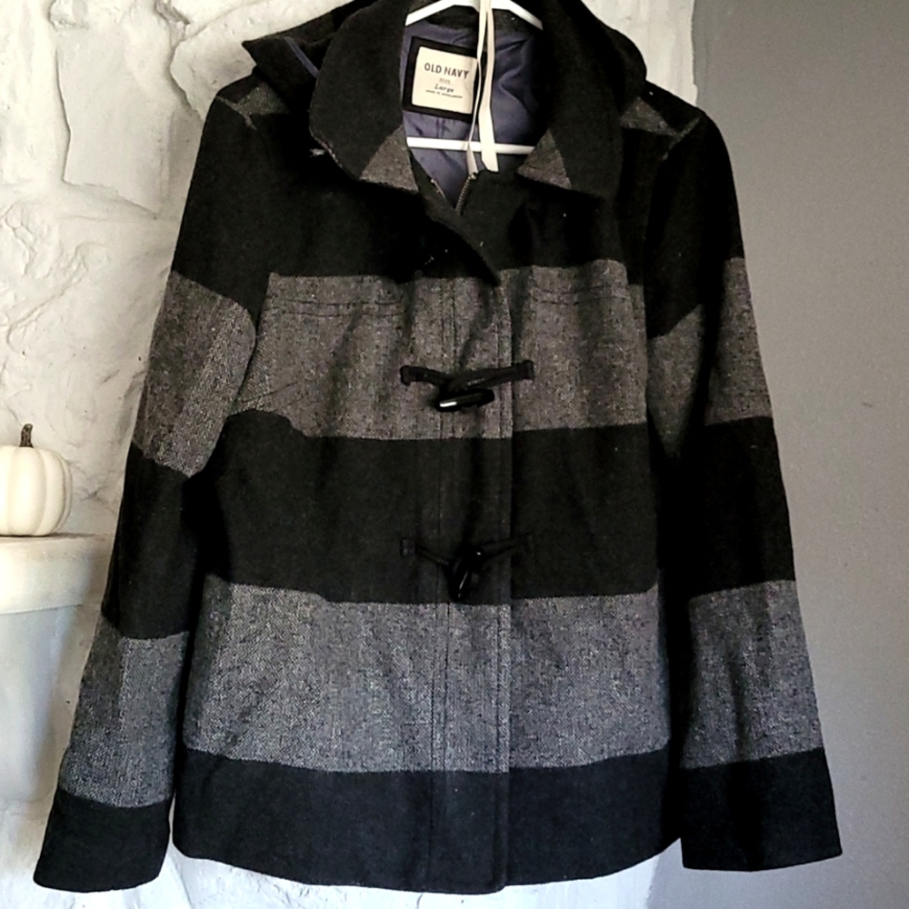 Old Navy Hooded wool jacket